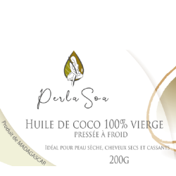 HUILE DE COCO 100% VIERGE - 200ml
